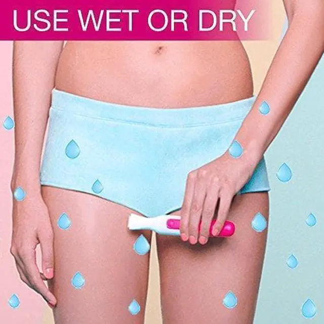 Alt view image 2 of 7 - Veet Sensitive Precision Hair Trimmer & Shaper for Eyebrows, Facial Hair, Bikini Line, and Underarm, Bag & Battery Included, Waterproof - All in 1 Hair Removal for Women