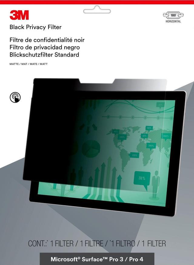 Alt view image 4 of 5 - 3M PFTMS001 Privacy Filter - Screen Privacy Filter (Landscape) - For Microsoft Surface Pro 3, Pro 4