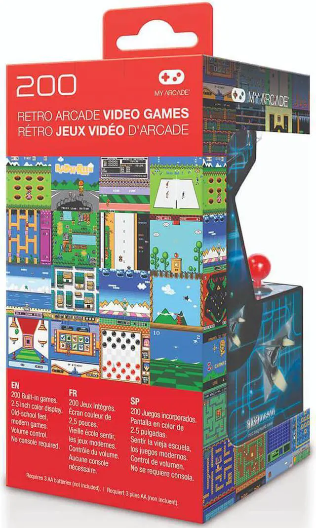 Alt view image 3 of 11 - DREAMGEAR DG-DGUN-2577 MY ARCADE RETRO MACHINE W/200 GAMES