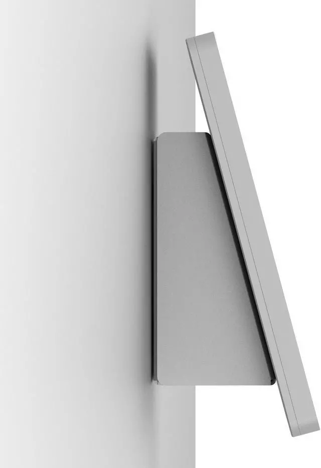 Alt view image 3 of 7 - VidaMount Light Grey Enclosure and Fixed Tilted 15° Wall Mount [Bundle] compatible with iPad 9.7 (5th / 6th Gen), Pro 9.7", Air 1/2