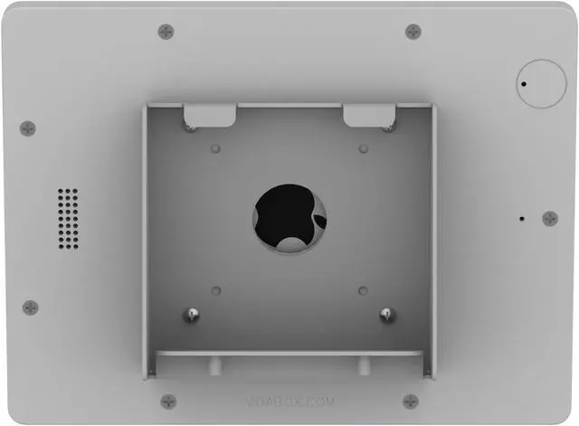 Alt view image 5 of 7 - VidaMount Light Grey Enclosure and Fixed Tilted 15° Wall Mount [Bundle] compatible with iPad 9.7 (5th / 6th Gen), Pro 9.7", Air 1/2