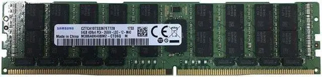 Main image of Supermicro Certified MEM-DR464L-SL01-LR26 64GB DDR4-2666 LP ECC LRDIMM