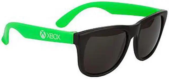 Main image of XBOX Sunglasses Plastic UV Protection Black/Green New