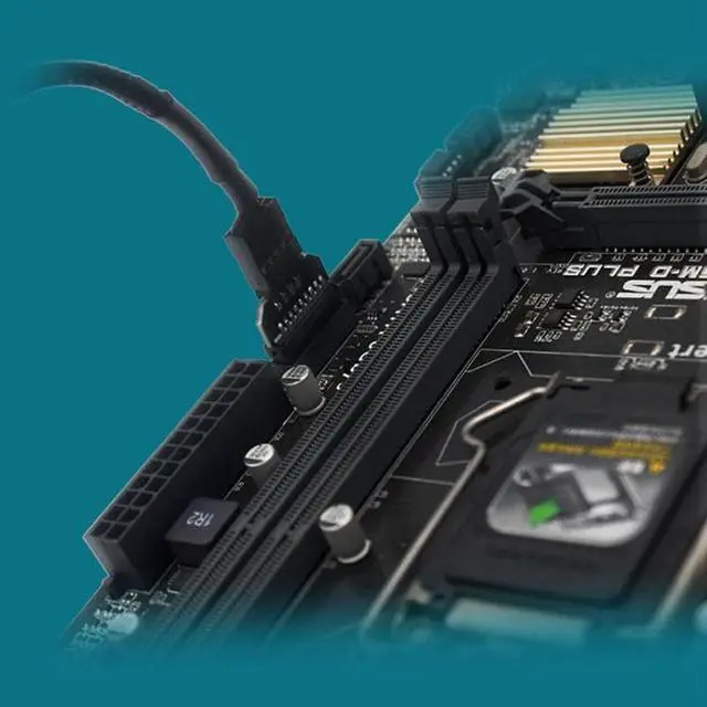 Alt view image 4 of 4 - 10 PCS Motherboard USB 2.0 9Pin to USB 3.0 19Pin Plug-in Connector Adapter, Model:PH23B