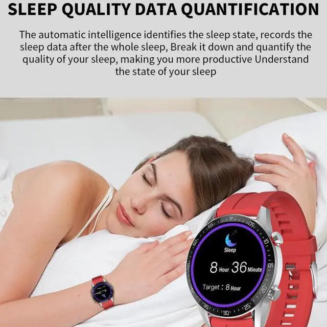 Alt view image 3 of 7 - SK7Plus 1.28 inch IPS Screen Steel Strap Smart Watch, Support Bluetooth Call/Sleep Monitoring Steel Strap(Black) (Black)