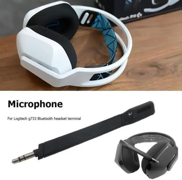Alt view image 5 of 5 - ZS0240 Wireless Gaming Headphone Microphone for Logitech G733 (Black)