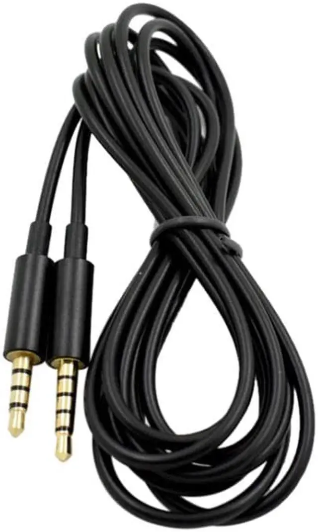 Alt view image 4 of 5 - ZS0086 Standard Version Gaming Headphone Audio Cable for Logitech Astro A10 A40 A30 (Black)