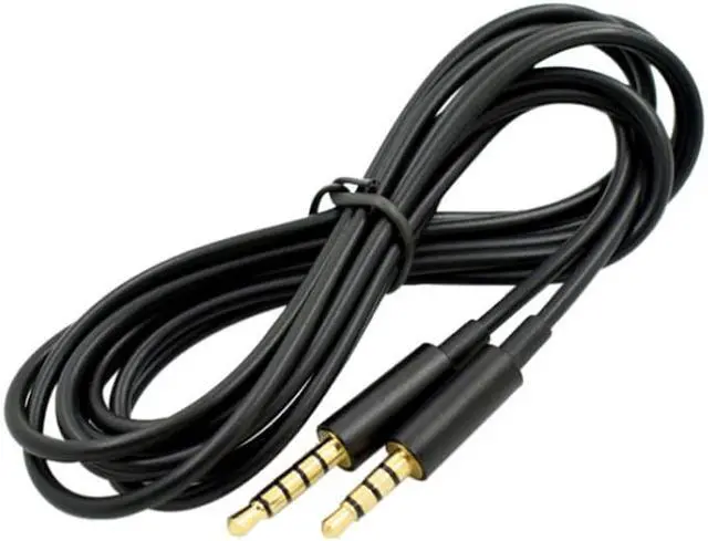 Alt view image 3 of 5 - ZS0086 Standard Version Gaming Headphone Audio Cable for Logitech Astro A10 A40 A30 (Black)