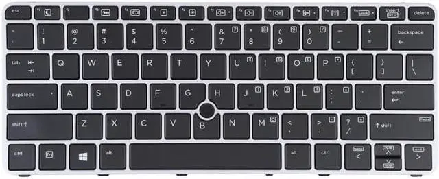 Main image of For HP EliteBook 820 G3 US Version Keyboard with Backlight and Pointing