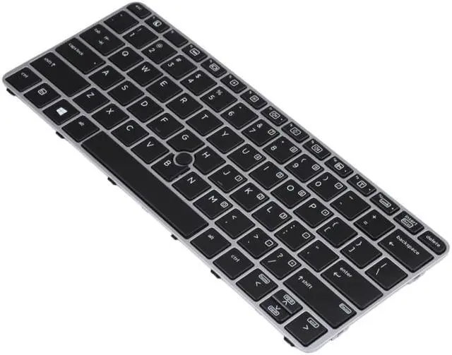 Alt view image 2 of 5 - For HP EliteBook 820 G3 US Version Keyboard with Backlight and Pointing