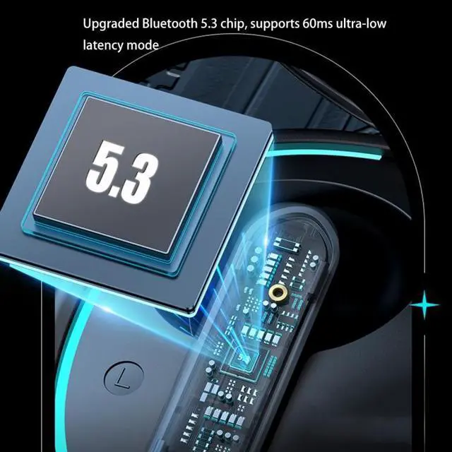 Alt view image 4 of 7 - USAMS XJ13 XJ ENC Dual Microphone Noise Cancelling TWS Wireless Bluetooth Earphone USAMS XJ13