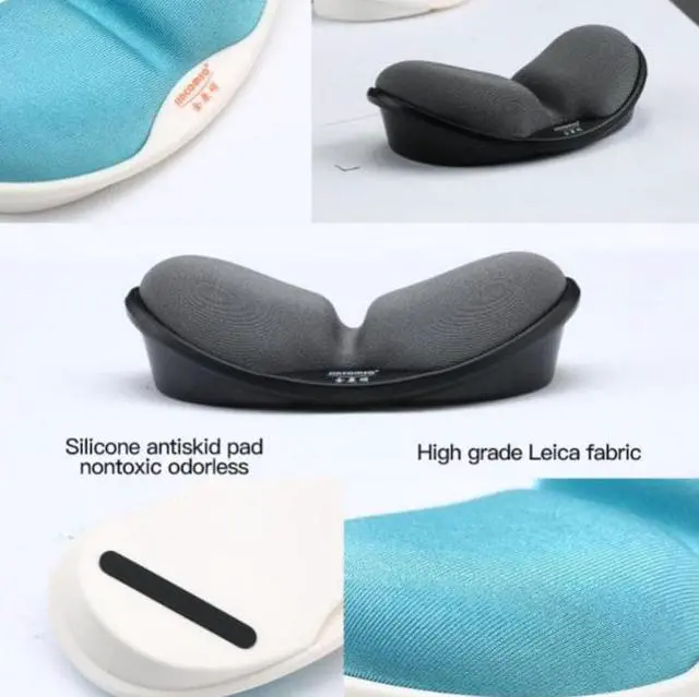 Alt view image 2 of 4 - Jincomso V1C Slow Rebound Wristband Mouse Pad Ergonomic Memory Foam Mechanical Keyboard Hand Rest(Black)