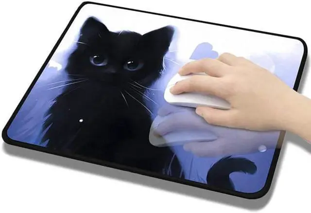 Main image of Cat Cartoon Anti-Skid E-sports Game Mouse Pad