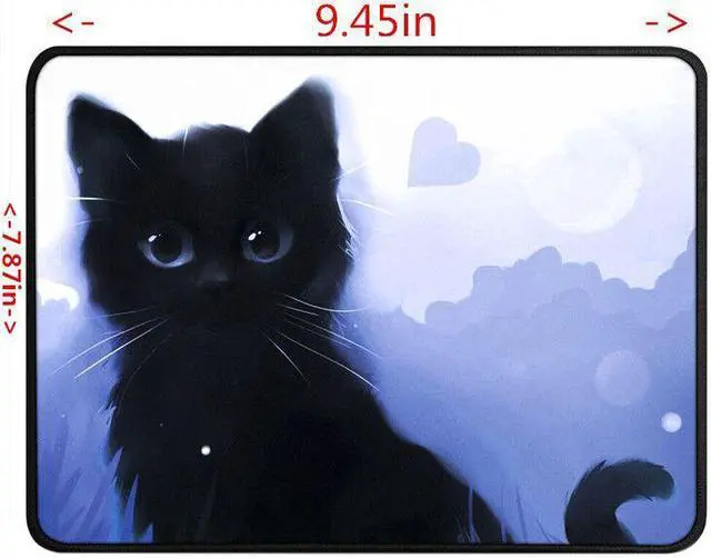 Alt view image 7 of 7 - Cat Cartoon Anti-Skid E-sports Game Mouse Pad