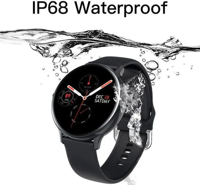 Alt view image 6 of 7 - S20S 1.4 inch HD Screen Smart Watch, IP68 Waterproof, Support Music Control / Bluetooth Photograph / Heart Rate Monitor / Blood Pressure Monitoring (Gold)