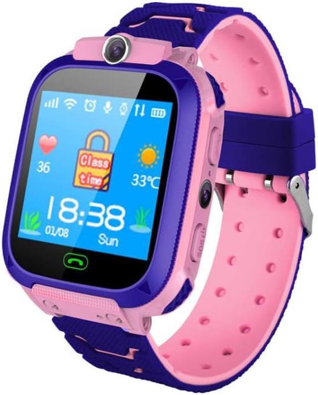 Buy SeTracker Smart Watch for Kids Tracker Micro Sim Card Support Smart  Phone Control (Android, iOS), SOS Call - Pink Online at desertcartKUWAIT