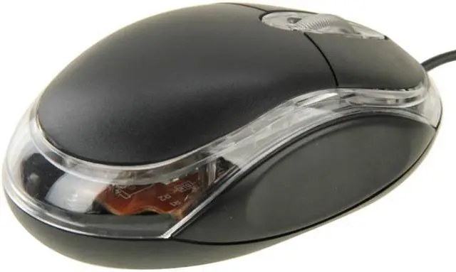 Alt view image 4 of 7 - 1000dpi Colorful Light USB Scroll Wheel Optical Mouse(Black)