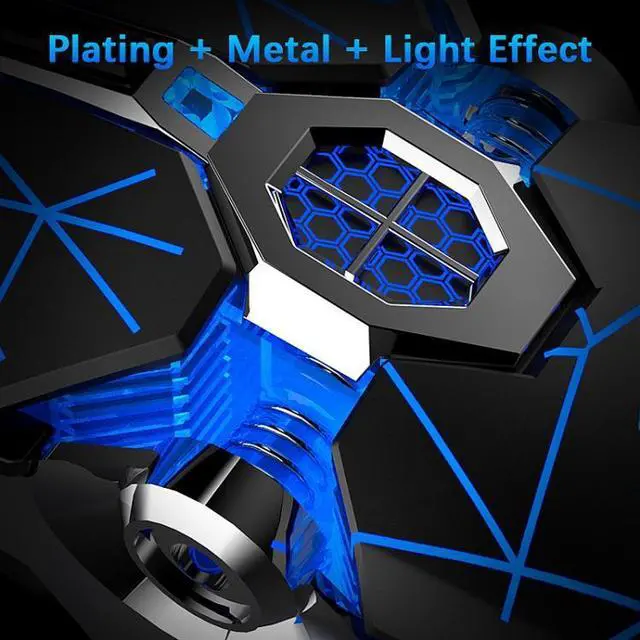 Alt view image 7 of 7 - FREEDOM-WOLF X13 2400 DPI 6 Keys Wireless Charging Silent Water-cooled Luminous Mechanical Gaming Mouse (Star Black)