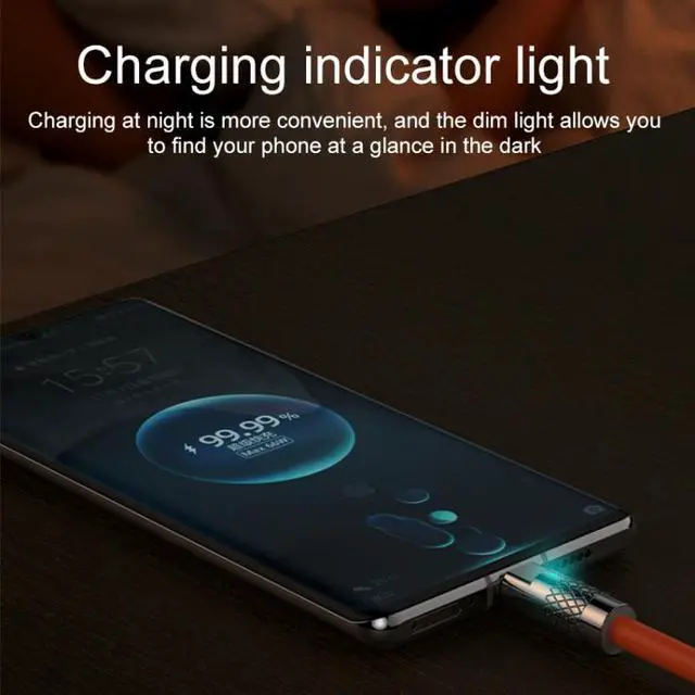 Alt view image 7 of 7 - Mech Series 6A 120W USB to 8 Pin Metal Plug Silicone Fast Charging Data Cable, Length: 1.2m