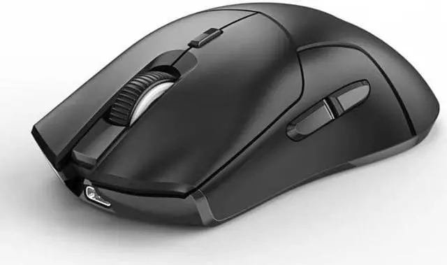 Alt view image 2 of 7 - HXSJ T40 7 Keys 4000DPI Three-mode Colorful Backlight Wireless Gaming Mouse Rechargeable T40 White (White)