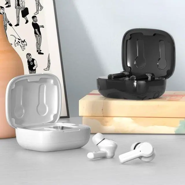 Alt view image 2 of 6 - W30 TWS Digital Display Touch Sports Noise Reduction Bluetooth Earphone W30 (Black) (Black)