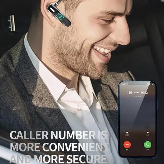 Alt view image 5 of 6 - K50 Bluetooth-compatible 5.3 Business Ear-hook Earphone with Mic