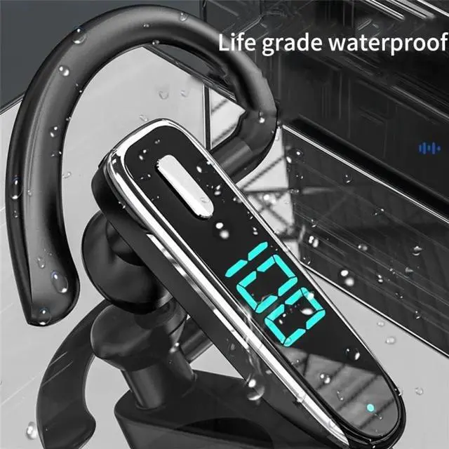 Alt view image 6 of 6 - K50 Bluetooth-compatible 5.3 Business Ear-hook Earphone with Mic
