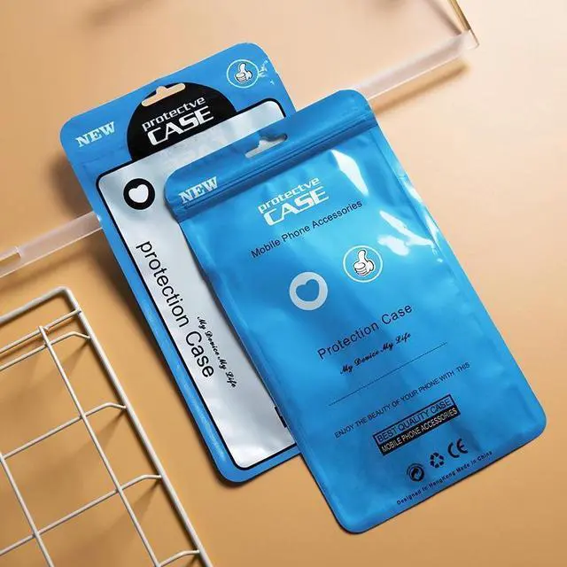 Alt view image 2 of 4 - 100 PCS Ziplock Bags Plastic Bags Mobile Phone Case Packaging Bags
