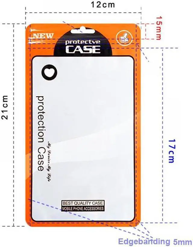 Alt view image 4 of 4 - 100 PCS Ziplock Bags Plastic Bags Mobile Phone Case Packaging Bags