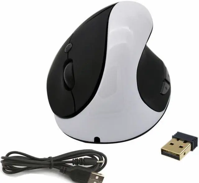 Main image of JSY-03 6 Keys Wireless Vertical Charging Mouse Ergonomic Vertical Optical Mouse (White)