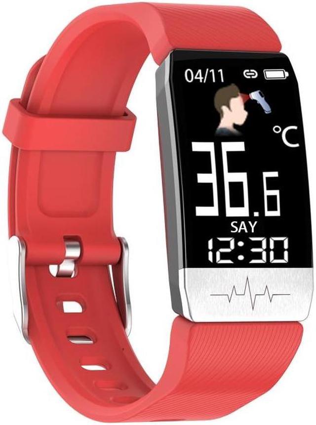 T1S 1.14 inch Screen IP67 Waterproof Smart Bracelet Support Blood Oxygen Monitoring Body Temperature Monitoring Heart Rate Monitoring