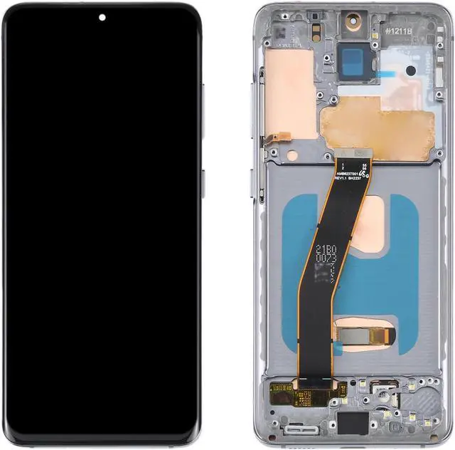Alt view image 2 of 4 - 6.28 inch OLED LCD Screen For Samsung Galaxy S20 SM-G980 Digitizer Full Assembly with Frame (Grey)