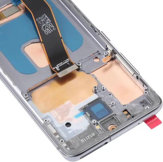 Alt view image 3 of 4 - 6.28 inch OLED LCD Screen For Samsung Galaxy S20 SM-G980 Digitizer Full Assembly with Frame (Grey)