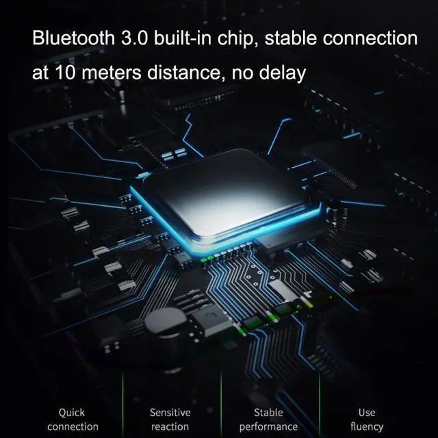 Alt view image 5 of 6 - 78 Keys 10 Inch RGB Colorful Backlit Bluetooth Keyboard For Mobile Phone / Tablet