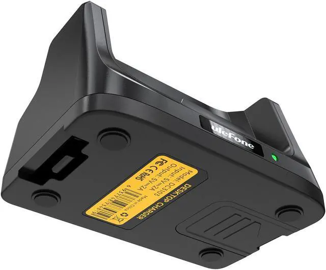Alt view image 5 of 6 - For Ulefone Power Armor 16 Pro / Armor 21 Ulefone USB-C / Type-C Desk Charging Dock(Black)