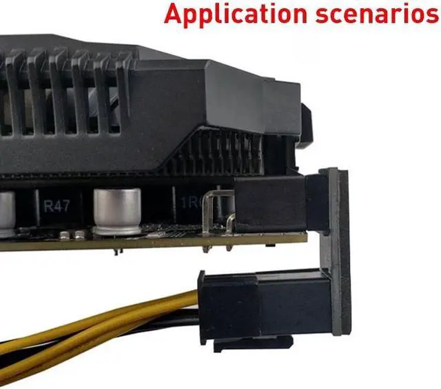 Alt view image 4 of 4 - 10 PCS ATX 8Pin Female to 8Pin Male 180 Degree Angled Adapter , Model: PH38A