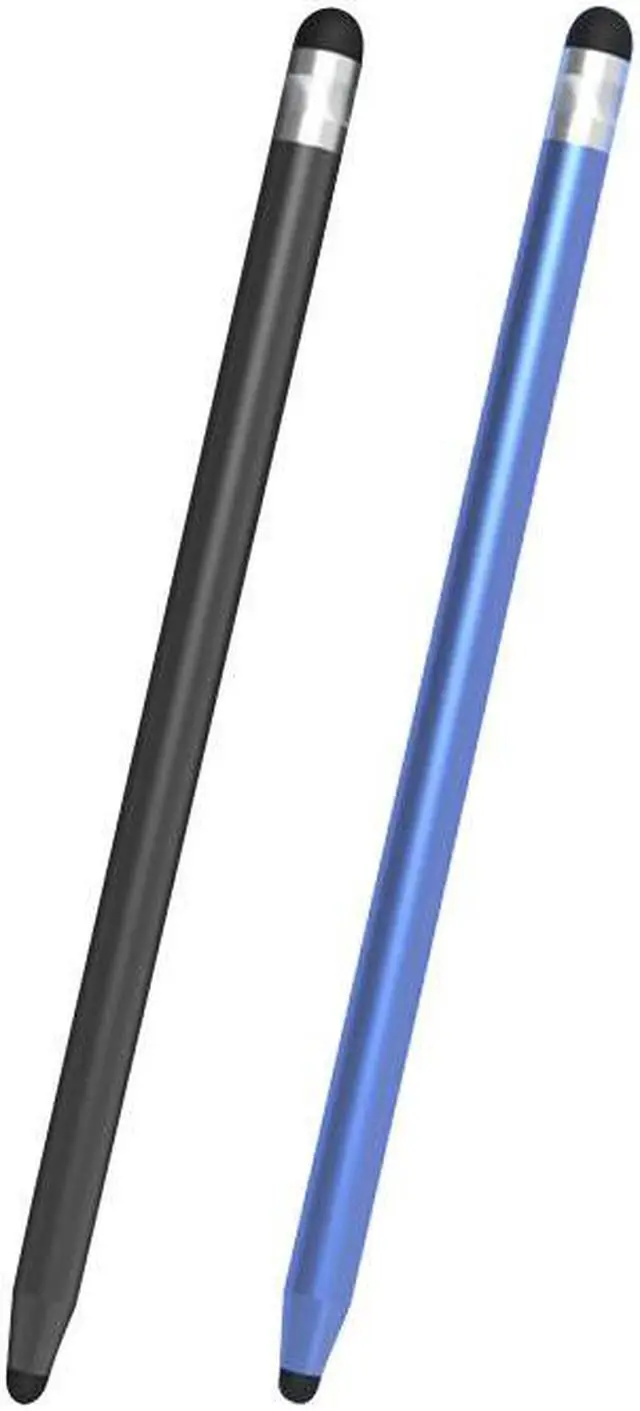 Alt view image 2 of 6 - Universal Two-end Rubber Nibs Capacitive Stylus Pen with Magnetic Cap