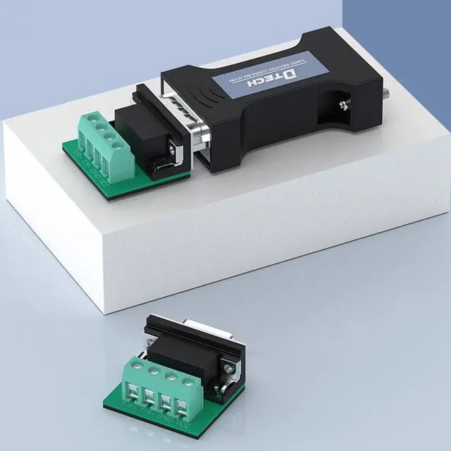 Alt view image 3 of 6 - DTECH DT-9000 Passive Bidirectional RS232 To RS485 Serial Communication Protocol Module Converter