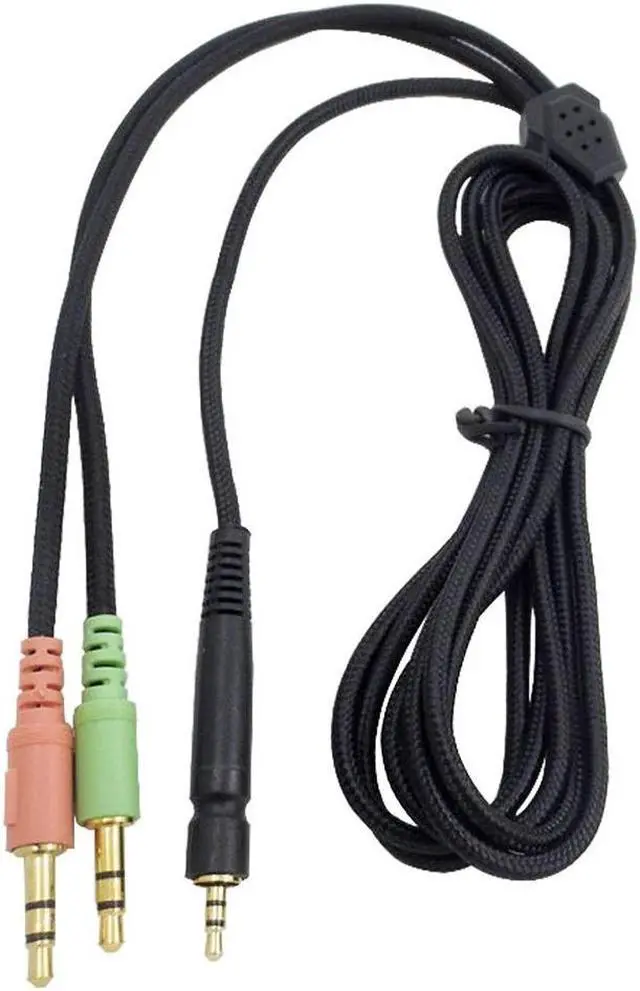Alt view image 2 of 6 - ZS0076 PC Version Gaming Headphone Cable for Sennheiser PC 373D GSP350 GSP500 GSP600 G4ME ONE GAME ZERO