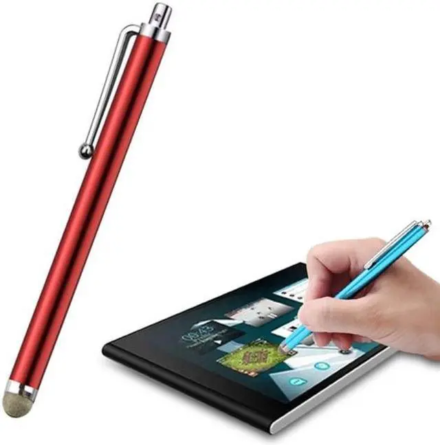 Main image of AT-19 Silver Fiber Pen Tip Stylus Capacitive Pen Mobile Phone Tablet Universal Touch Pen