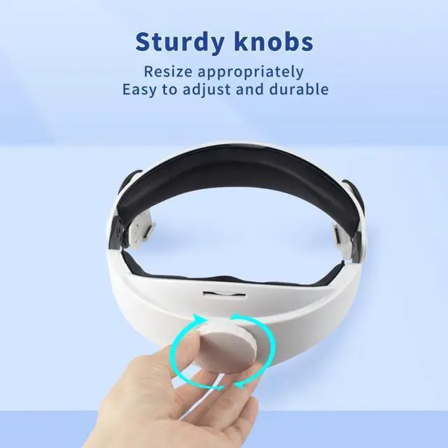 Alt view image 6 of 7 - For Meta Quest 2 VR Glasses Adjustable Improve Comfort Elite Head Strap