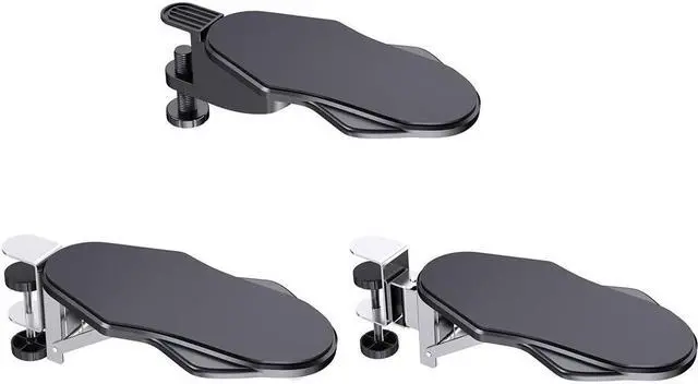 Alt view image 2 of 5 - Folding Rotating Punch-free Computer Desk Sponge Pad Hand Bracket Multifunctional Desk Elbow Rest