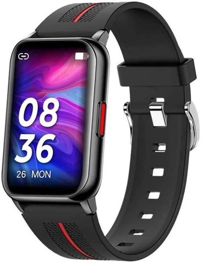 Main image of LOANIY H76 Heart Rate Detection Waterproof Smart Watch (Black)