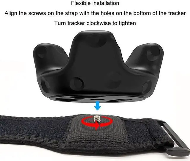 Alt view image 5 of 5 - For HTC Vive Tracker VR Game Tracker Strap Accessories, Style: Headband