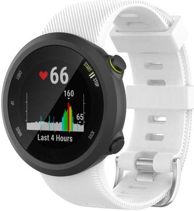 Garmin Forerunner 45 42 mm Smartwatch in Black offers with Brown Band