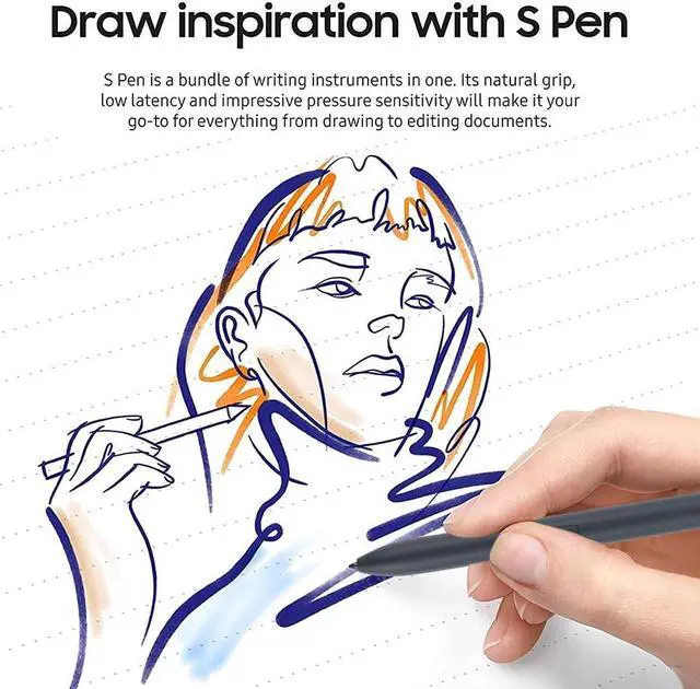 Alt view image 4 of 6 - High Sensitivity Stylus Pen For Samsung Galaxy Tab S7/S7+/S7 FE/S8/S8+/S8 Ultra/S9/S9+/S9 Ultra (Black)