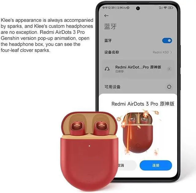 Alt view image 3 of 5 - Original Redmi Airdots 3 Pro Genshin-klee Version - OEM