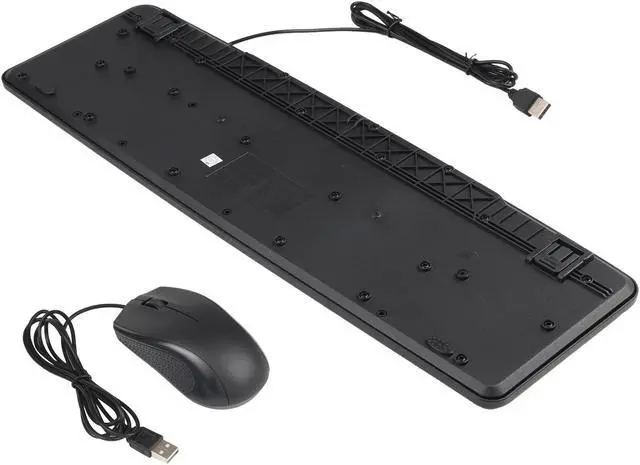 Alt view image 4 of 7 - KB-8377 USB Wired Keyboard Mouse Set (Black)