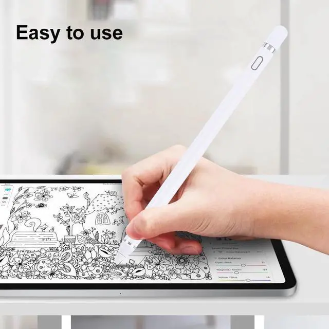 Alt view image 5 of 6 - Pencil Universal Rechargeable Active Capacitive Stylus Pen with Magnetic Cap