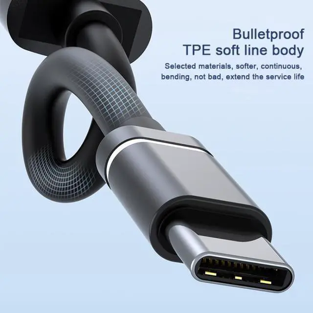 Alt view image 5 of 7 - Type-C to 3.5mm + USB HUB Grey